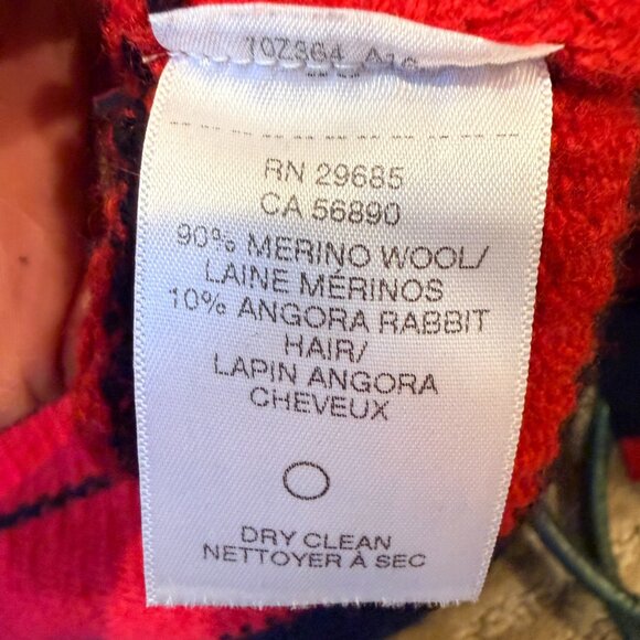 Pendleton Woolen Mills Women's Drape Front Stripe Cardigan Sweater- Large - Picture 6 of 6